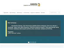 Tablet Screenshot of banduziai.org